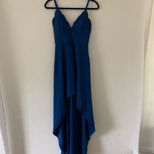 NWT High low hem dress BLUE Sz 5(Med)